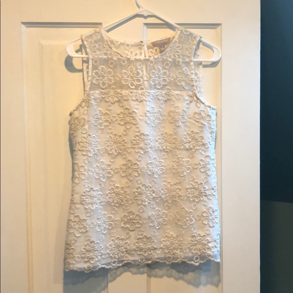 Floral lace top